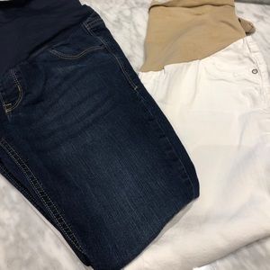 Lot of 2 maternity jeans size 2/Small